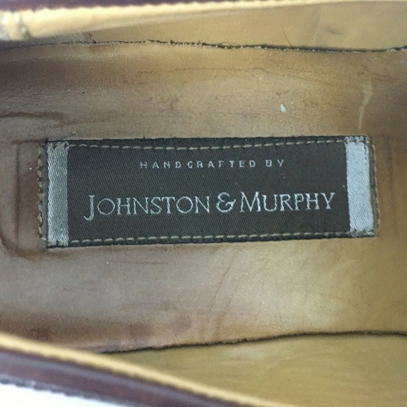 Johnston & Murphy Mens Loafers Size 9.5 Brown Tass - Picture 7 of 8